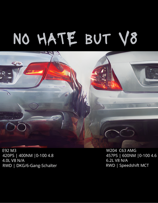 No HATE but V8